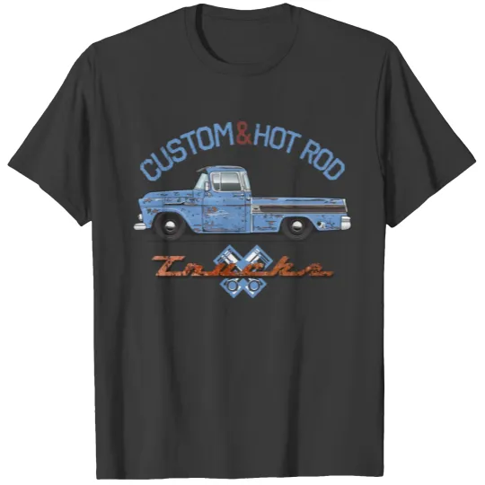 Custom and Hot Rod Dawn Blue T-shirt