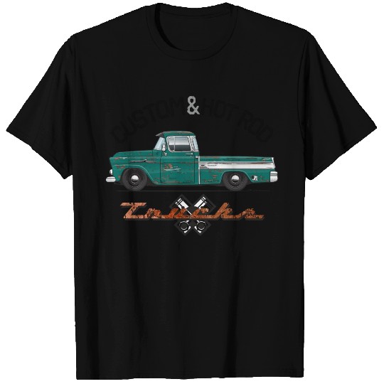 Custom and Hot Rod Indian Turquoise T-shirt
