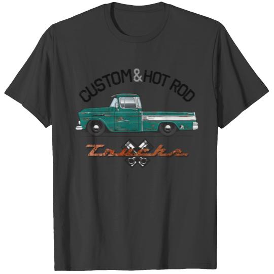 Custom and Hot Rod Indian Turquoise T-shirt