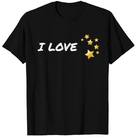 I love stars design T-shirt