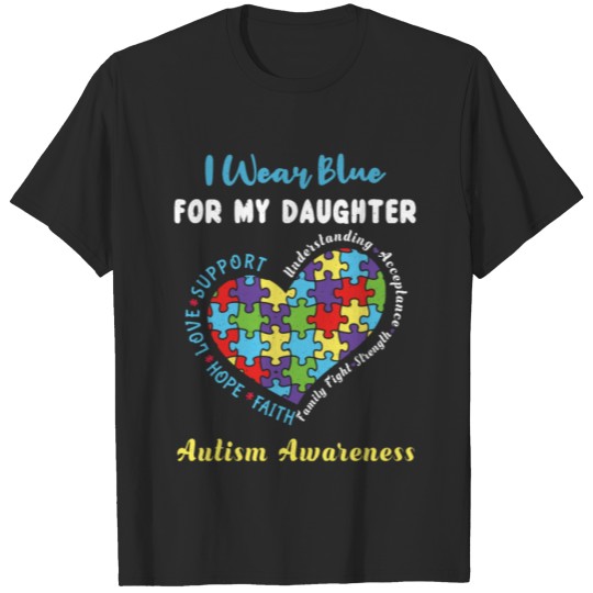 Discover For Daughter Blue Special Autism Awareness T-shirt