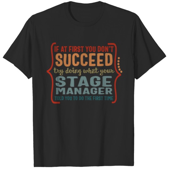Discover Stage Manager Shirt, Stage Manager Definition At T-shirt