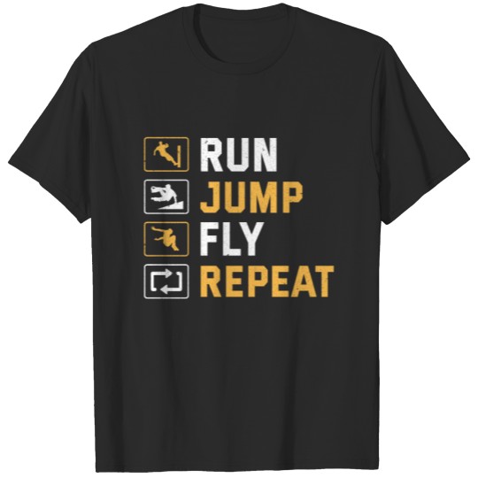 Discover Free Running Run Jump Fly Parkour T-shirt