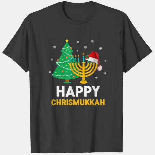 Happy Christmukkah Jewish Christmas Hanukkah T-shirt