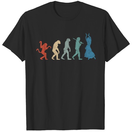 Discover Belly Dance Girl Oriental Dance Music Evolution T-shirt