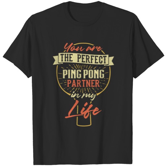 Discover Ping Pong Table Tennis Retro T-shirt