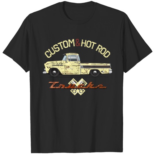 Discover Custom and Hot Rod Cream T-shirt