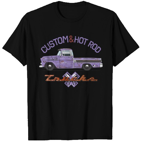 Custom and Hot Rod Light Purple T-shirt