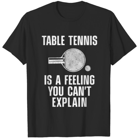 Discover Ping Pong Table Tennis Vintage T-shirt