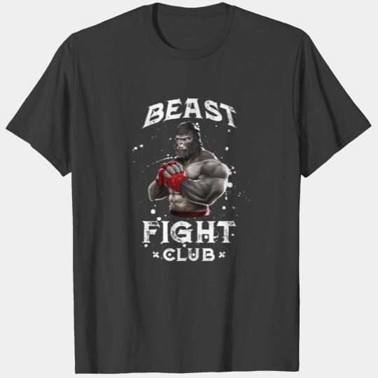 Gorilla Beast Fight Club T-shirt