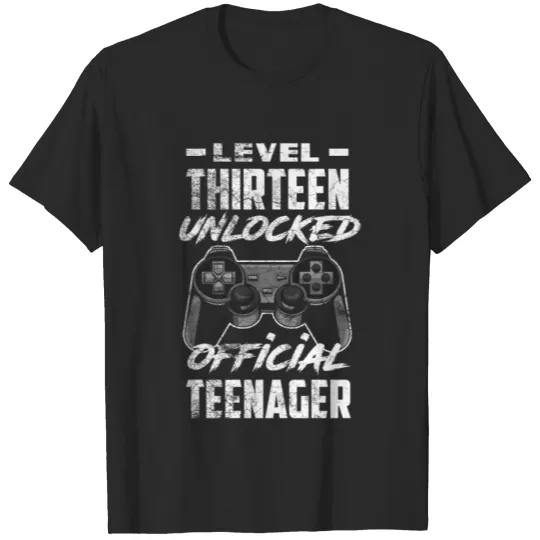 Discover 13th birthday boys teenager birthday gamer games T-shirt