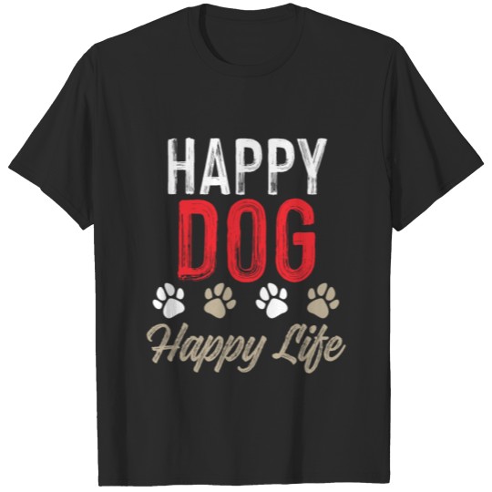 Discover happy dog life T-shirt