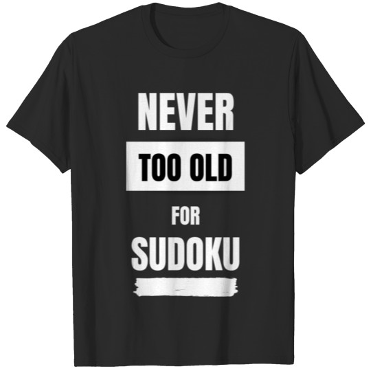 Discover Gift sudoku humor funny player puzzle old T-shirt