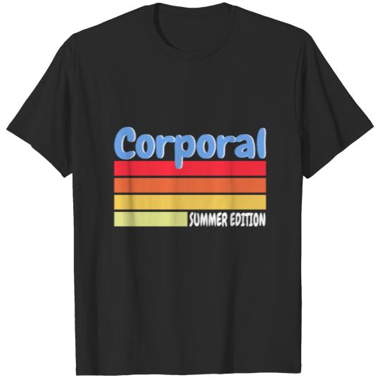 Discover Corporal Corporals Gift T-shirt