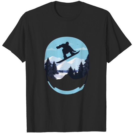 Discover Snow Surfing Ski Snowboard Mountain Snowboarder T-shirt