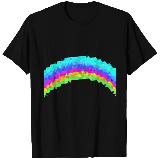 Rainbow icon neon colors T-shirt