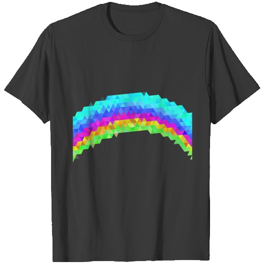 Rainbow icon neon colors T-shirt