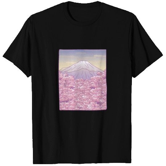 Pastel Mount Fuji T-shirt
