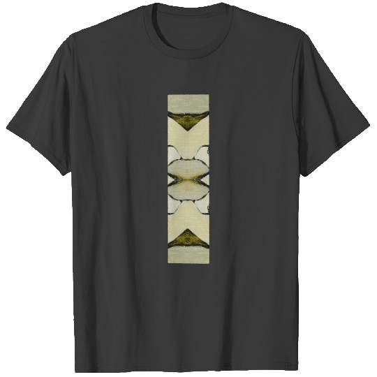 Monogram I Letter Initial Abstract Pattern Green T-shirt