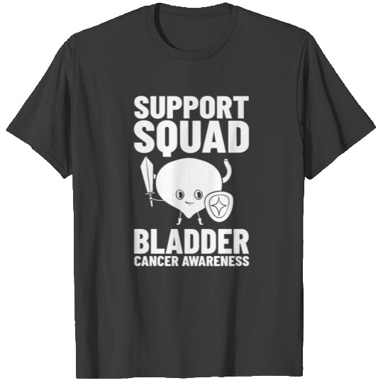 Bladder Cancer Ribbon Awareness Chemo Survivor T-shirt