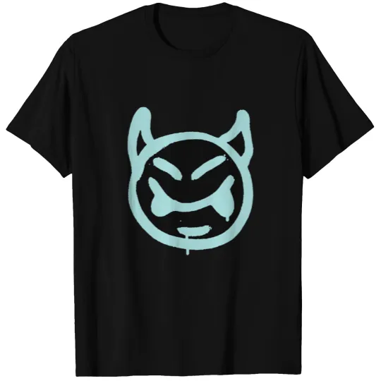 spring and summer little devil ghost face shirt. T-shirt