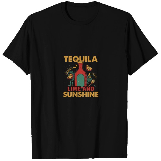 Tequila Lime Sunshine Party Cinco De Mayo T-shirt