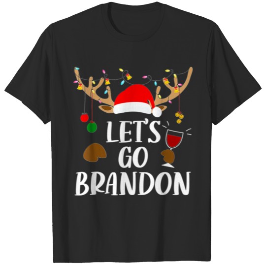 Discover Funny Let s Go Branson Brandon Christmas Lights T-shirt