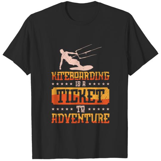 Discover Kiteboarding Adventure Water Sport Enthusiast T-shirt