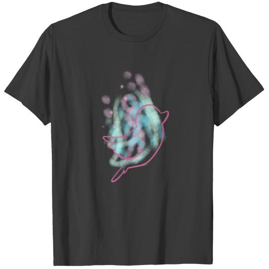 bird freedom symbol peace colors peaceful T-shirt