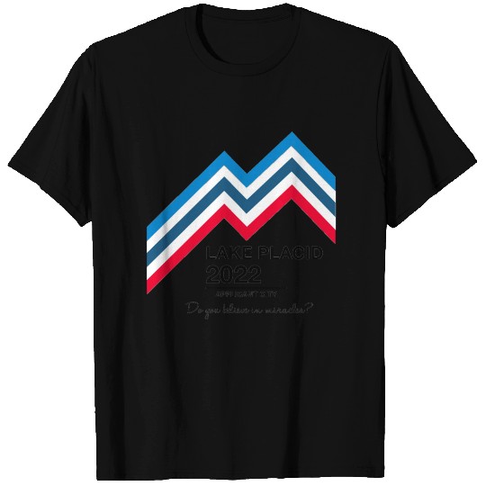 Lake Placid 1980 Winter Olympics design T-shirt