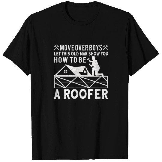 Roofer Dad Roofing Contractor Roofer Technician T-shirt
