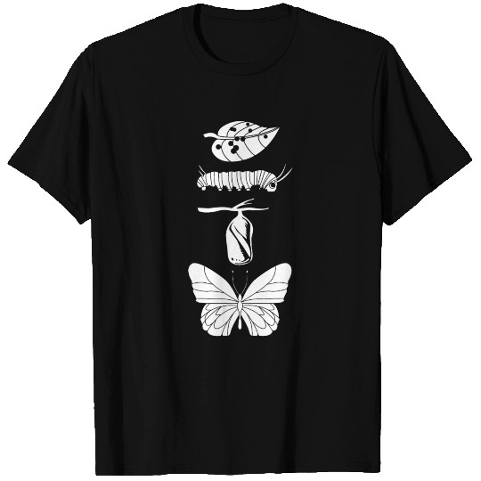 Monarch Butterfly Life Cycle Evolution T-shirt
