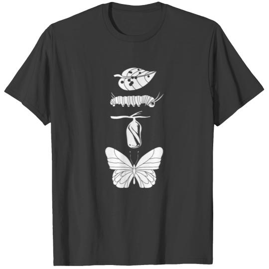 Monarch Butterfly Life Cycle Evolution T-shirt