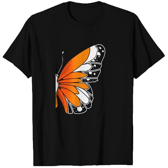Monarch Butterfly Couples Valentines Day Matching T-shirt