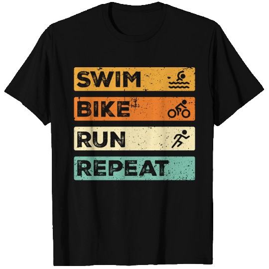 Swim Bike Run Repeat T-shirt