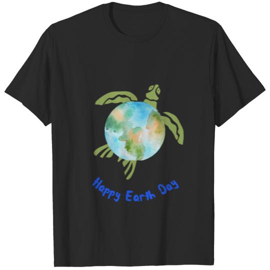 Happy Earth Day turtle T-shirt