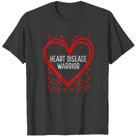 Heart Disease Ribbon Fighter Heart Warrior T-shirt