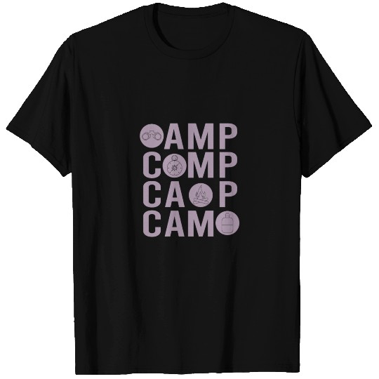 Camper Camping Camping Tools T-shirt