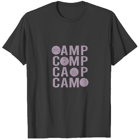 Camper Camping Camping Tools T-shirt