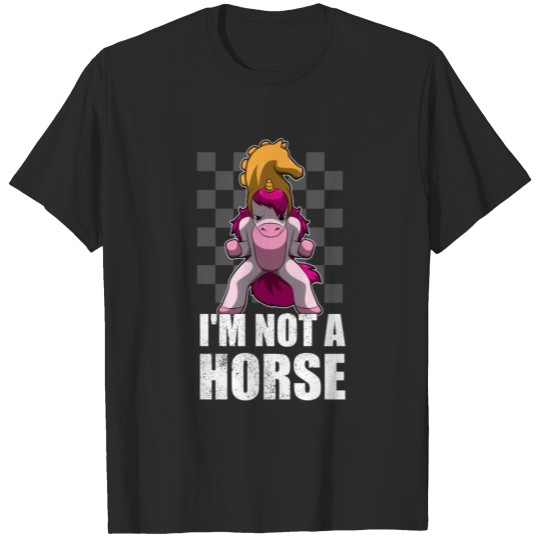 Discover I'm Not A Horse Funny Chess Player Chess T-shirt