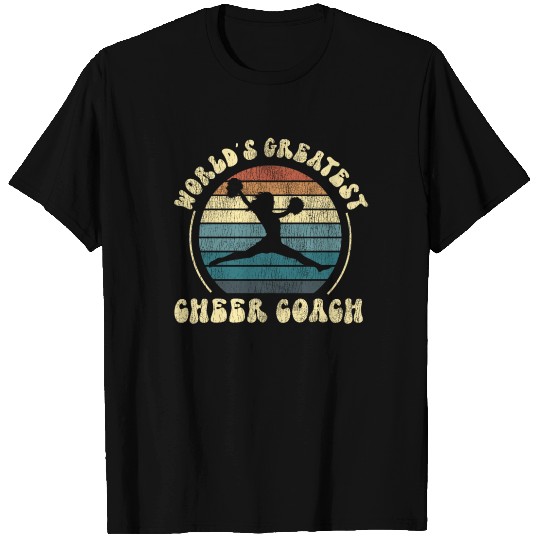 Cheer Cheerleading Coach Retro T-shirt