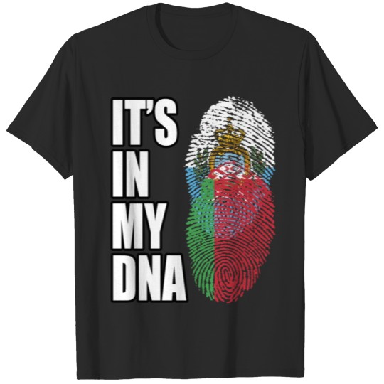 Discover Sammarinesen And Belarusian Vintage Heritage DNA F T-shirt