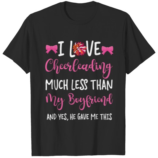 Discover Cheer Cheerleading Boyfriend I T-shirt