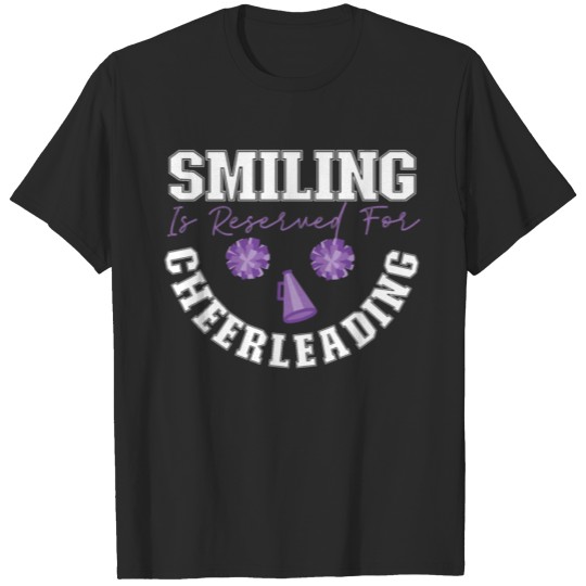 Discover Cheer Cheerleading Smiling Is T-shirt