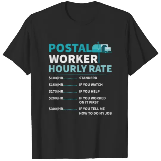 Discover Postal Worker Mail Lady Mail Carrier Postal T-shirt