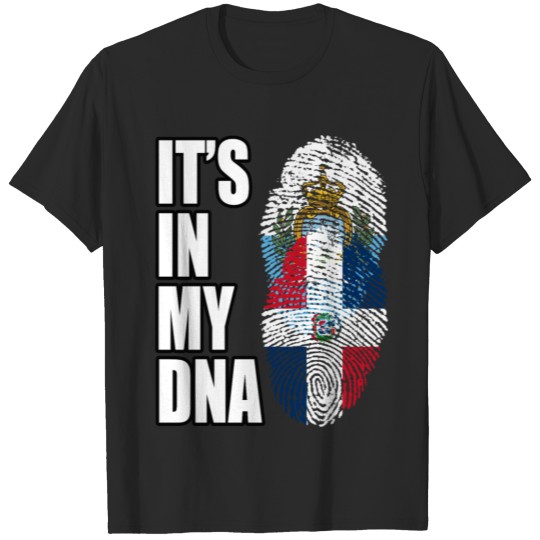 Discover Sammarinesen And Dominican Vintage Heritage DNA Fl T-shirt