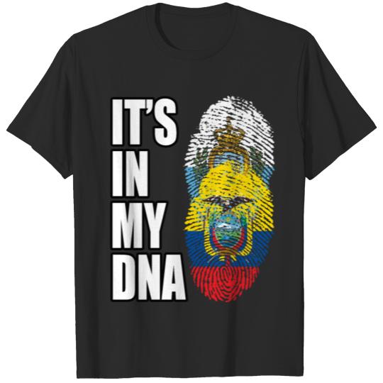 Discover Sammarinesen And Ecuadorian Vintage Heritage DNA F T-shirt