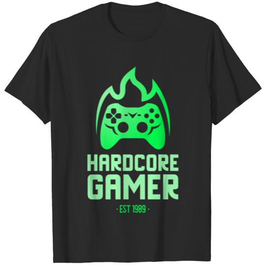 Discover hardcore gamer T-shirt