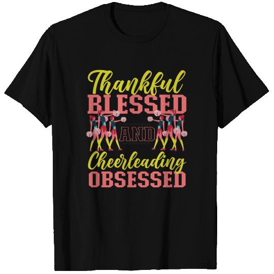 Cheer Cheerleading Thankful, T-shirt