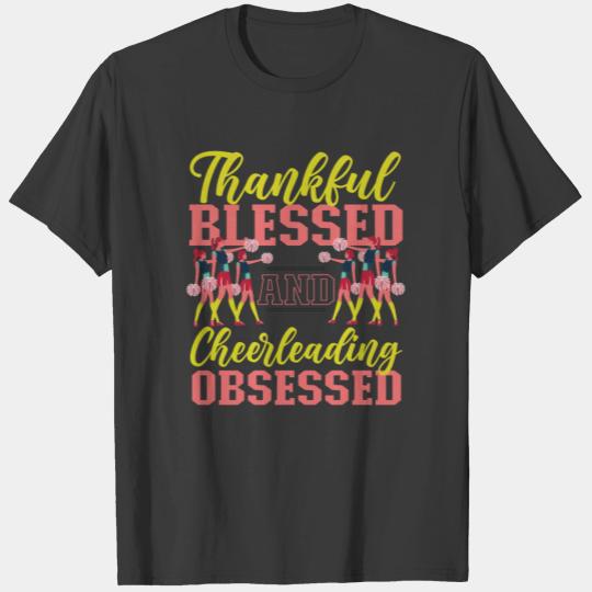 Cheer Cheerleading Thankful, T-shirt